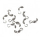 Bulk Pack, Better Value! 3.5mm Callotte with Strap, Nickel Colour, Pack of 100 pieces. Bulk Pack, Better Value! 3.5mm Callotte with Strap, Nickel Colour, Pack of 100 pieces.