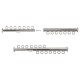 7 Strand Multi Slide Clasp Nickel Colour
