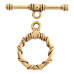15mm Rope Fancy Toggle Clasp, Antique Gold, Pack of 2 15mm Rope Fancy Toggle Clasp, Antique Gold, Pack of 2