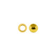Bulk Bag Beadalon Crimp Beads, Size #1 (2mm), Gold Colour Bulk Bag Beadalon Crimp Beads, Size #1 (2mm), Gold Colour