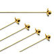 Ball and Star Headpins, Gold Plated, 0.5x50mm, 6 Pcs Ball and Star Headpins, Gold Plated, 0.5x50mm, 6 Pcs