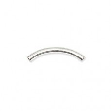 Beadalon 510B-029 Curve Metal Beads, 1.2 x 8mm, 50 Pcs