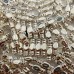 Beadalon 510B-061 Metal Beads, 2.4 x 6mm Rectangle, Silver Plated, 1000 Pcs