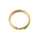 6 mm Split Rings, Gold, 100 Pack