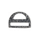 Miyuki-Strap Findings D shape 17.5x13mm Antique Silver, 2pieces Miyuki-Strap Findings D shape 17.5x13mm Antique Silver, 2pieces
