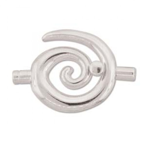Clasp, Glue In Swirl - 3.2mm ID Small Clasp, Glue In Swirl - 3.2mm ID Small