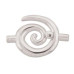 Bulk Bag Large Glue In Toggle Swirl, Silver, 3.2mm I.D, Pack of 12 Bulk Bag Large Glue In Toggle Swirl, Silver, 3.2mm I.D, Pack of 12