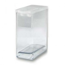 Plastic Flip Top Box, 12 x 25 x 38mm, pack of 10