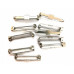 Silver colour Brooch Pin, Approx 25mm x 10 pcs