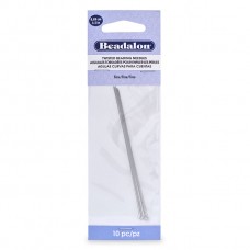 Beadalon Fine twisted Collapsible Eye Needles, 5", Fine, 10 Pack