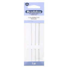 Beadalon 127mm Collapsible Eye Needles, 3 assorted sizes Beadalon 127mm Collapsible Eye Needles, 3 assorted sizes