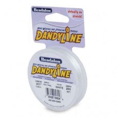 Dandyline 0.13mm Diameter Thread in White, 100M