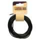 Genuine Leather Cord  2mm Round Black 5yds