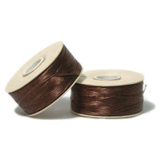 Brown Nymo Beading Thread, Size D, 0.30 mm, 