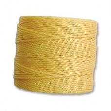 Golden Yellow S-Lon 0.5mm Bead Cord on 77 yard Spool