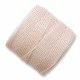 Natural S-Lon 0.5mm Bead Cord on 77 yard Spool