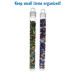 125mm x 14mm Clear Plastic Tubes with hanging cap, pack of 100 125mm x 14mm Clear Plastic Tubes with hanging cap, pack of 100