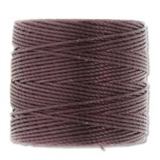 Eggplant S-Lon 0.5mm Bead Cord on 77 yard Spool