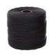 Black S-Lon 0.5mm Bead Cord on 77 yard Spool