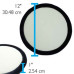BeadSmith CraftBumper Craft Work Surface, Round, BMTR-02 BeadSmith CraftBumper Craft Work Surface, Round, BMTR-02