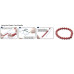 Elastic cord needle for faster stringing - 8 inches long Elastic cord needle for faster stringing - 8 inches long
