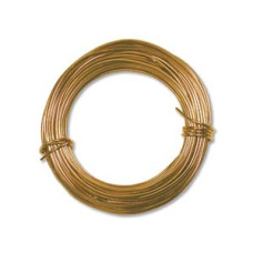 Gold Colour, 18 Gauge ( 1.02mm), Aluminium Craft Wire, 12m ( 39ft)