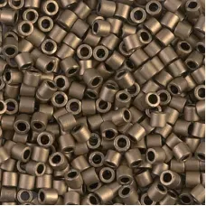 DBL0322 Bronze Matte Metallic Size 8/0 Miyuki Delica Beads, Colour Code 0322, 5.... DBL0322 Bronze Matte Metallic Size 8/0 Miyuki Delica Beads, Colour Code 0322, 5....