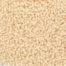 DBL0352 Cream Opaque Matte Glazed Luster size 8/0 Miyuki Delica Beads, Colour 03... DBL0352 Cream Opaque Matte Glazed Luster size 8/0 Miyuki Delica Beads, Colour 03...