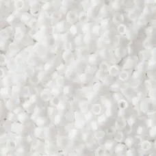 DBL0200 Chalk White Opaque Size 8/0 Miyuki Delica Beads, Colour Code 0200, 5.2g ... DBL0200 Chalk White Opaque Size 8/0 Miyuki Delica Beads, Colour Code 0200, 5.2g ...
