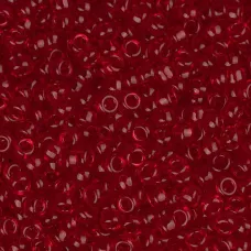 Bulk Bag Ruby Transparent Miyuki 6/0 Seed Beads, 250g, Colour 0141 Bulk Bag Ruby Transparent Miyuki 6/0 Seed Beads, 250g, Colour 0141