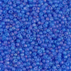 Matte Transparent Sapphire AB, Colour 0150FR, Miyuki 11/0, 250 Grams Matte Transparent Sapphire AB, Colour 0150FR, Miyuki 11/0, 250 Grams