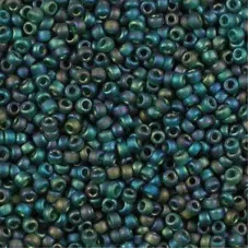 Matte Transparent Dark Emerald AB, Size 8/0, Colour 0156FR, 250gm