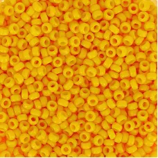 Yellow Marigold Opaque Duracoat Colour-4453, Miyuki 11/0, 250 Grams Yellow Marigold Opaque Duracoat Colour-4453, Miyuki 11/0, 250 Grams