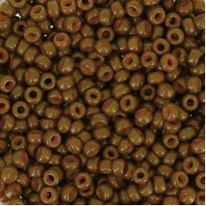 Opaque Cognac Duracoat, Miyuki Seed Beads, Colour 4492, 100g approx. Opaque Cognac Duracoat, Miyuki Seed Beads, Colour 4492, 100g approx.