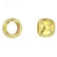 Beadalon Crimp Beads, Size #3 (3mm), Gold Plated, 1.5g pack 