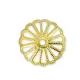 Beadalon 13.5mm Gold Plated Bead Cap, Pack of 24 Beadalon 13.5mm Gold Plated Bead Cap, Pack of 24