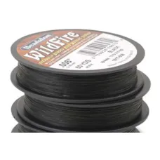 Black 0.20mm Wildfire Beading Thread, 162T-010 Wildfire Beading Thread, 114m spool Black 0.20mm Wildfire Beading Thread, 162T-010 Wildfire Beading Thread, 114m spool
