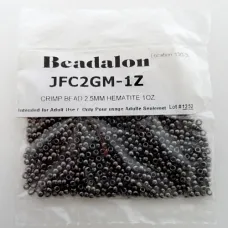 Beadalon JFC2GM-1Z Crimp Beads, Size #2 (2.5mm) Gunmetal, Large Pack Beadalon JFC2GM-1Z Crimp Beads, Size #2 (2.5mm) Gunmetal, Large Pack