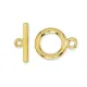 Beadalon Small Toggle Clasps, Gold, Pack of 2 clasps Beadalon Small Toggle Clasps, Gold, Pack of 2 clasps
