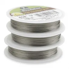 Bright, 0.10", 30ft Reel Beadalon 7 Strand  Beading Wire, JW00T-0