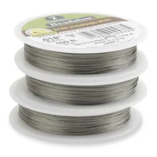 Bright, 0.024, 30ft Reel Beadalon 7 Strand Beading Wire, JW06T-0 Bright, 0.024, 30ft Reel Beadalon 7 Strand Beading Wire, JW06T-0
