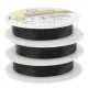 Beadalon JW14B-1 19 Strand Beading Wire, Black, 0.015", 100ft Reel