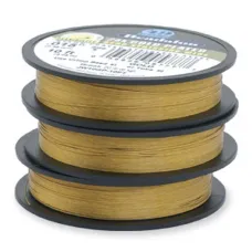 Beadalon JW14GP-15Ft 19 Strand Wire, Gold Plated, 0.015", 15ft Reel Beadalon JW14GP-15Ft 19 Strand Wire, Gold Plated, 0.015", 15ft Reel