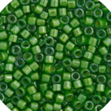 DB0274B Green Lime Lined-Dyed, Size 11/0 Miyuki Delica Beads, 50gm bag DB0274B Green Lime Lined-Dyed, Size 11/0 Miyuki Delica Beads, 50gm bag