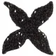 Swarovski Crystal Rock Quatro 44.5mm Jet