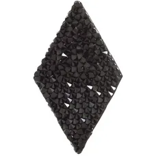 Swarovski Crystal Rock Diamonds 25x31.7mm Jet Swarovski Crystal Rock Diamonds 25x31.7mm Jet
