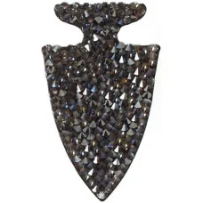 Swarovski Crystal Rock Arrow 63.5x31.7mm Silvershade Crystal