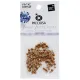 Preciosa Jewelry Stones, PP24 / 3.2mm, Light Colorado Topaz Gold Foiled, Pack of 144