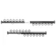 7 Strand Multi Slide Clasp Gunmetal Colour