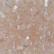 Light Rosaline Transparent Half Tila Beads, colour 0365, 5.2gm approx. 